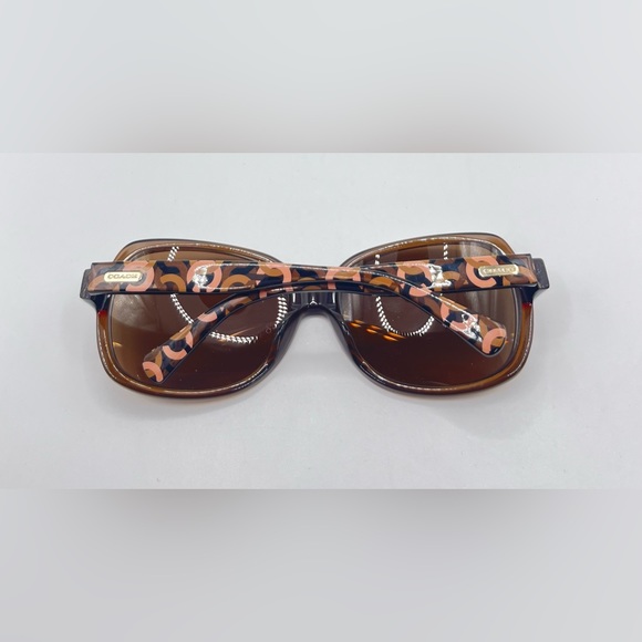 Coach S2029 Brown Oval Sunglasses Frames Only - Picture 4 of 8